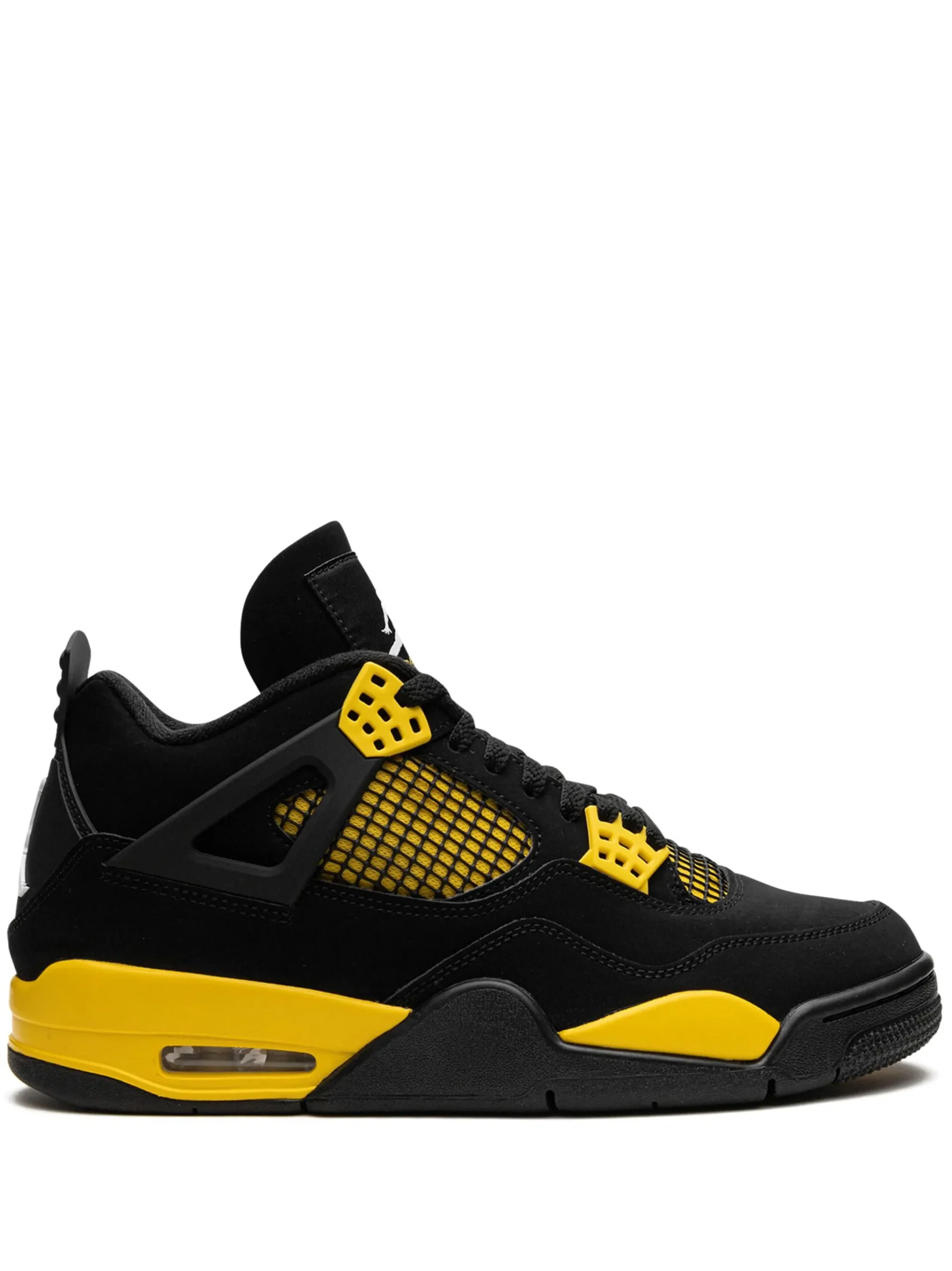 Men's Black Air 4 Retro "Thunder 2023" Shoes
