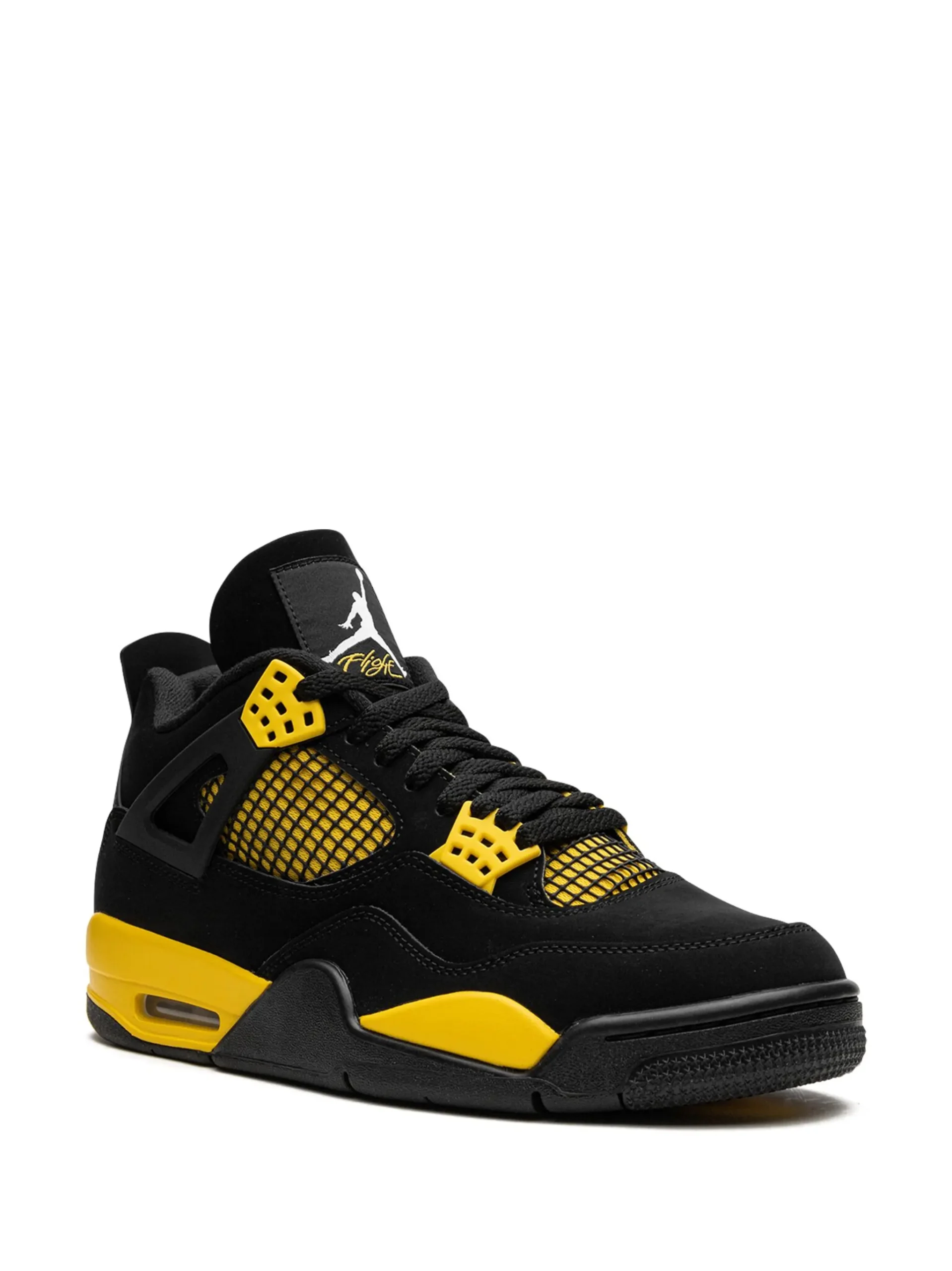 Men's Black Air 4 Retro "Thunder 2023" Shoes