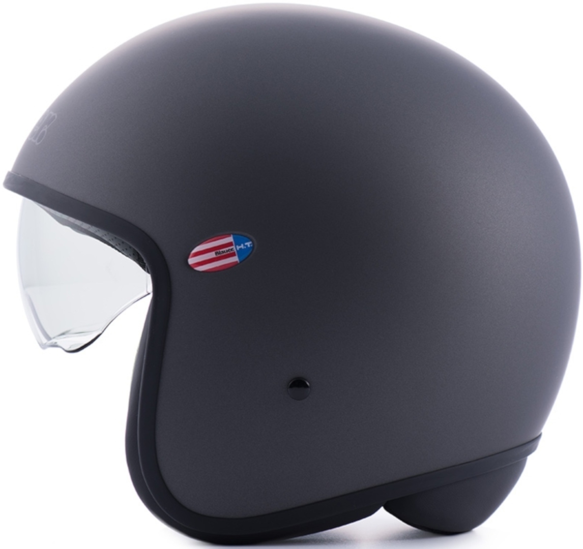 Blauer Pilot 1.1 Monochrome Titan Matte Jet Helmet