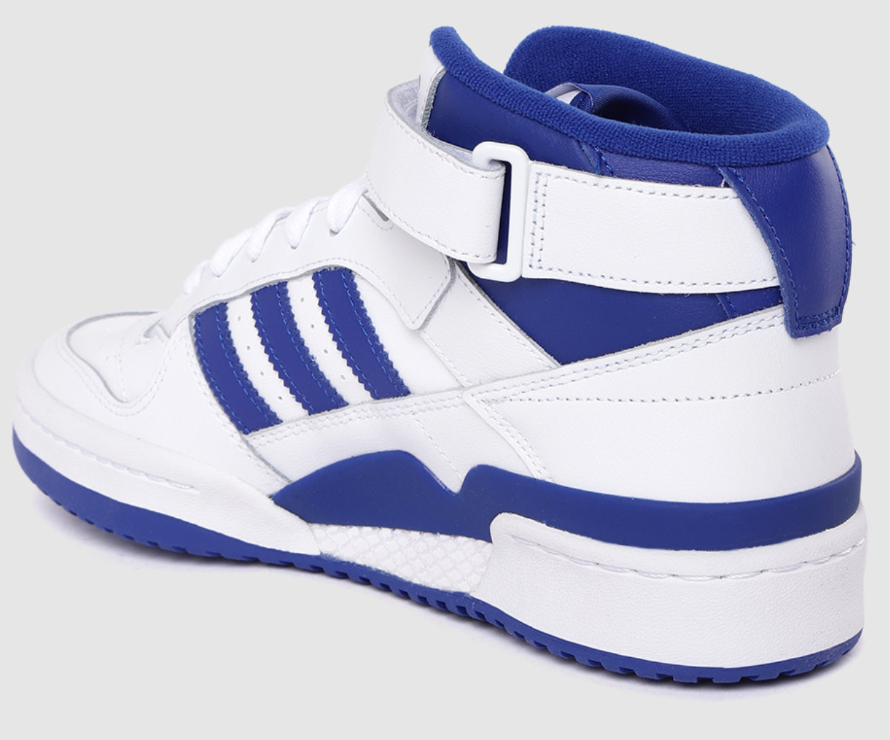 Men White & Blue Forum Mid RT