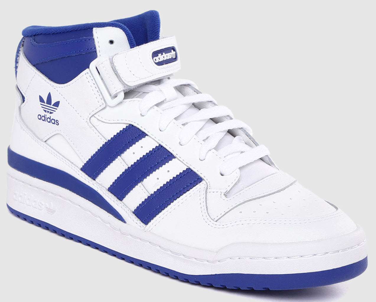 Men White & Blue Forum Mid RT