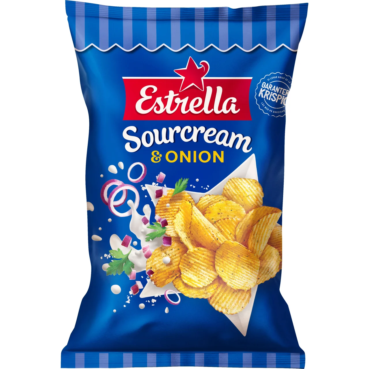 Chips Sourcream & onion 275g Estrella