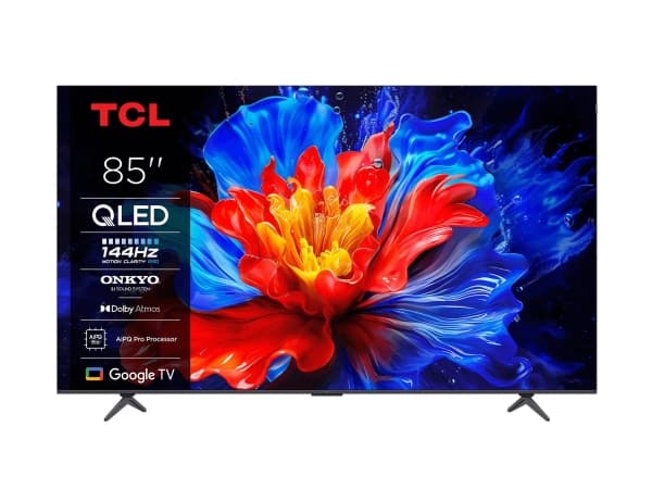 TCL 85P8K - 85" Diagonal class (84.5" viewable) - P8K Series LED-backlit LCD TV - QLED - Smart TV - Google TV - 4K UHD (2160p) 3840 x 2160 - ...